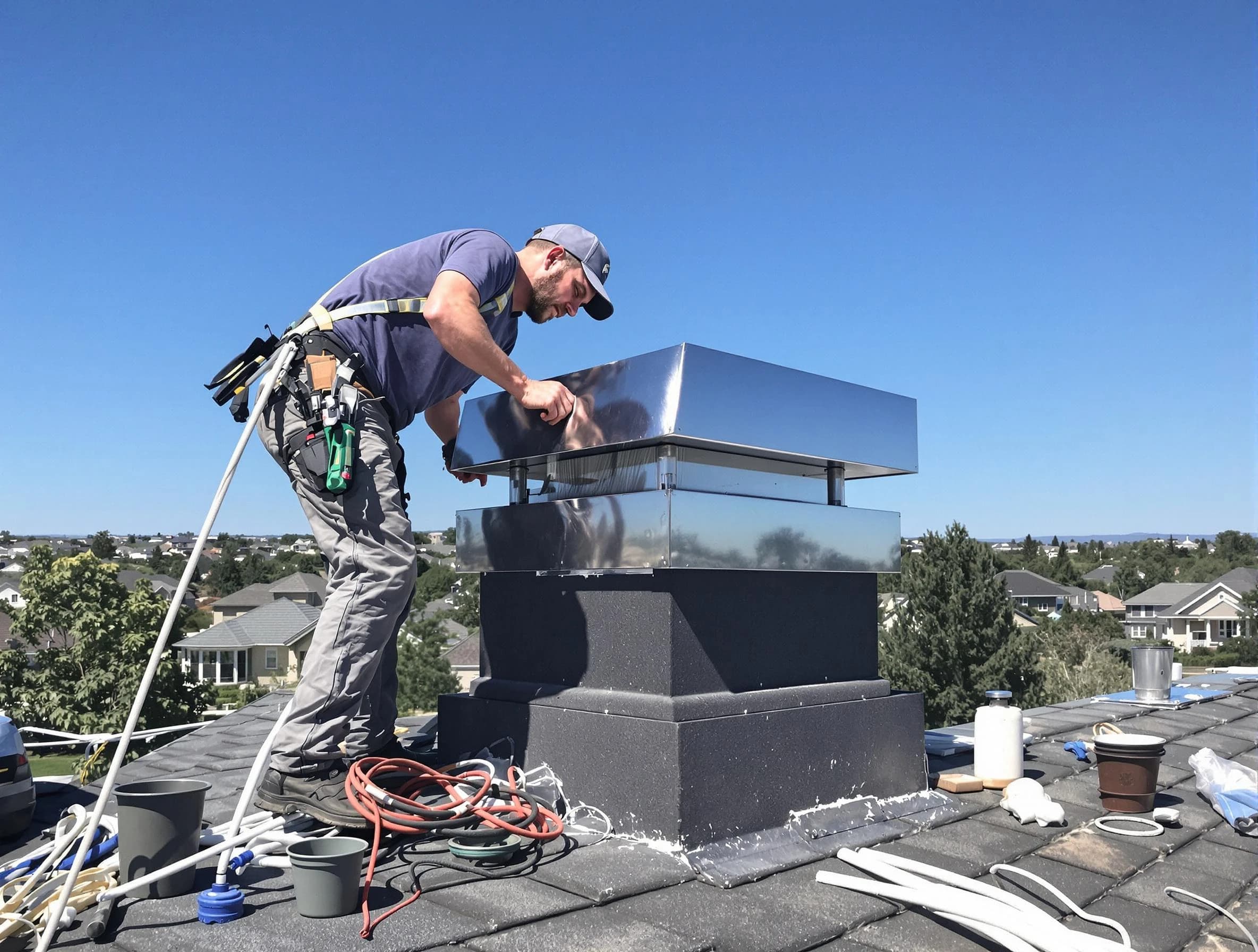 Chimney Cap Services service in Edmond, OK